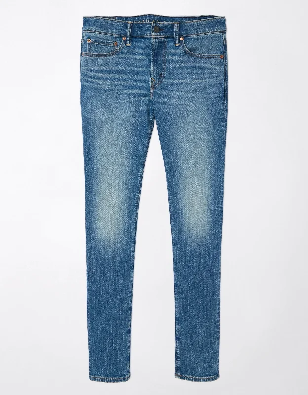 Men's Stretch Jeans with a Moisture - Wicking Lining for Active LifestylesAE AirFlex+ Skinny Jean Men's Stretch Jeans with a Moisture - Wicking Lining for Active LifestylesAE AirFlex+ Skinny Jean