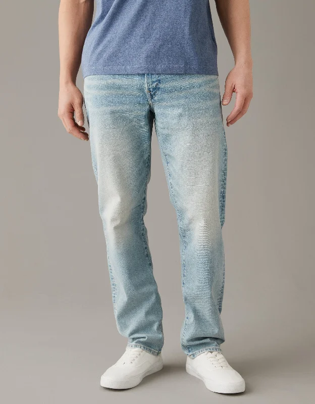 Men's Jeans with a Cargo - Inspired Knee Pocket for Extra StorageAE EasyFlex Original Straight Jean Men's Jeans with a Cargo - Inspired Knee Pocket for Extra StorageAE EasyFlex Original Straight Jean