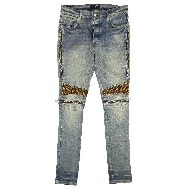 Men's Stretch Jeans with a Moisture - Wicking Lining for Active LifestylesAMIRI Clay Indigo Cotton Velvet PJ MX2 Skinny Jeans Men's Stretch Jeans with a Moisture - Wicking Lining for Active LifestylesAMIRI Clay Indigo Cotton Velvet PJ MX2 Skinny Jeans