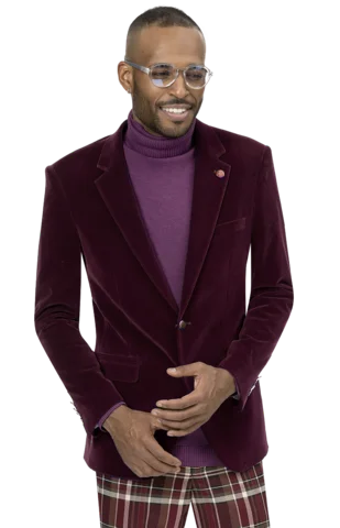 Tall Men's White Linen Blazer with Gold Buttons for a Beach - Ready and Elegant LookBurgundy Solid Velvet Blazer J134 Tall Men's White Linen Blazer with Gold Buttons for a Beach - Ready and Elegant LookBurgundy Solid Velvet Blazer J134