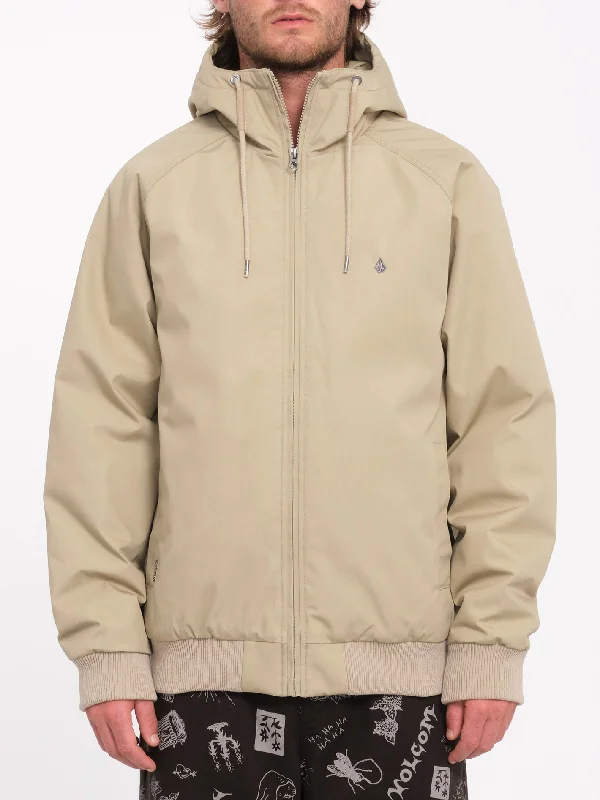 Bomber men jackets with ribbed cuffs for a classic 80s styleHernan 10K Jacket - Khaki Bomber men jackets with ribbed cuffs for a classic 80s styleHernan 10K Jacket - Khaki
