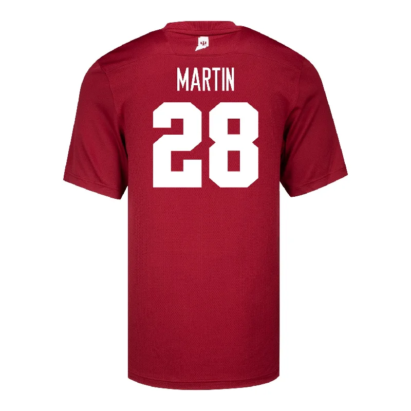 Men's Custom - Embroidered Volleyball Jerseys for Team Uniforms or Personalized GearIndiana Hoosiers Adidas #28 Khobie Martin Crimson Student Athlete Football Jersey Men's Custom - Embroidered Volleyball Jerseys for Team Uniforms or Personalized GearIndiana Hoosiers Adidas #28 Khobie Martin Crimson Student Athlete Football Jersey