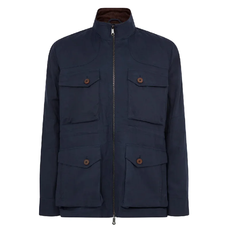 Lightweight men jackets made from recycled nylon for eco - friendly travelJames Purdey Autumn Hanning Jacket Midnight Lightweight men jackets made from recycled nylon for eco - friendly travelJames Purdey Autumn Hanning Jacket Midnight