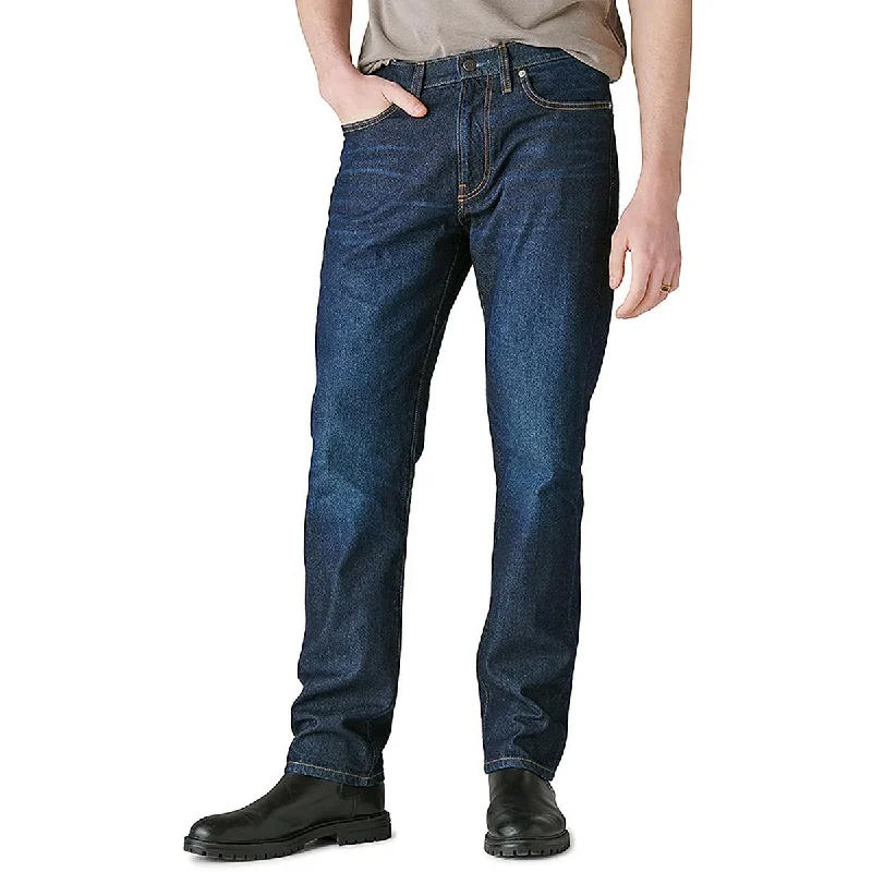 Plus Size Men's Relaxed Fit Jeans with a Tapered Leg for a Laid - Back VibeLucky Brand Mens 410 Dark Wash Athletic Straight Leg Jeans Plus Size Men's Relaxed Fit Jeans with a Tapered Leg for a Laid - Back VibeLucky Brand Mens 410 Dark Wash Athletic Straight Leg Jeans