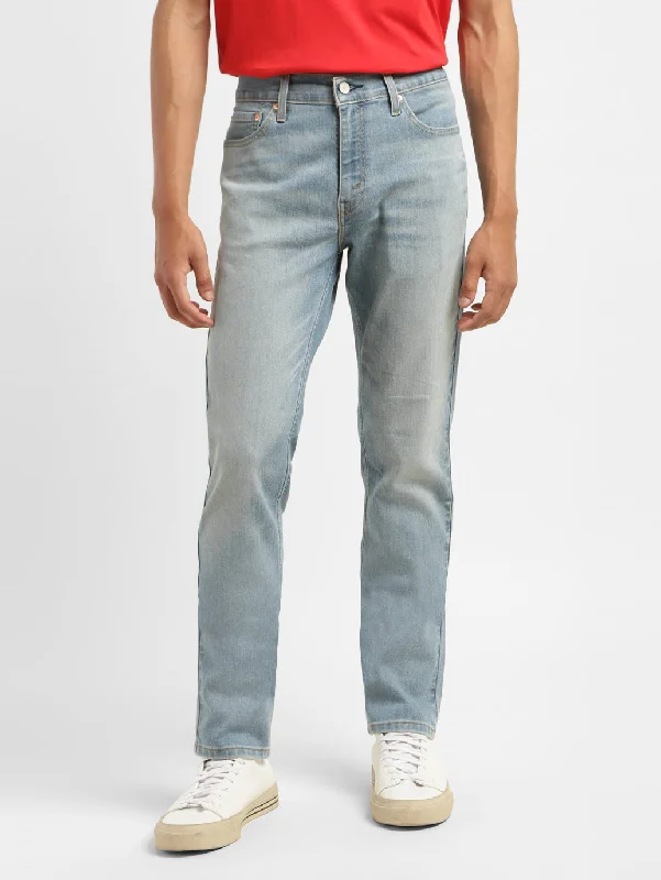 Men's Distressed Jeans with Patches for a Retro and DIY - Inspired AppearanceMen's 511 Light Blue Slim Fit Jeans Men's Distressed Jeans with Patches for a Retro and DIY - Inspired AppearanceMen's 511 Light Blue Slim Fit Jeans
