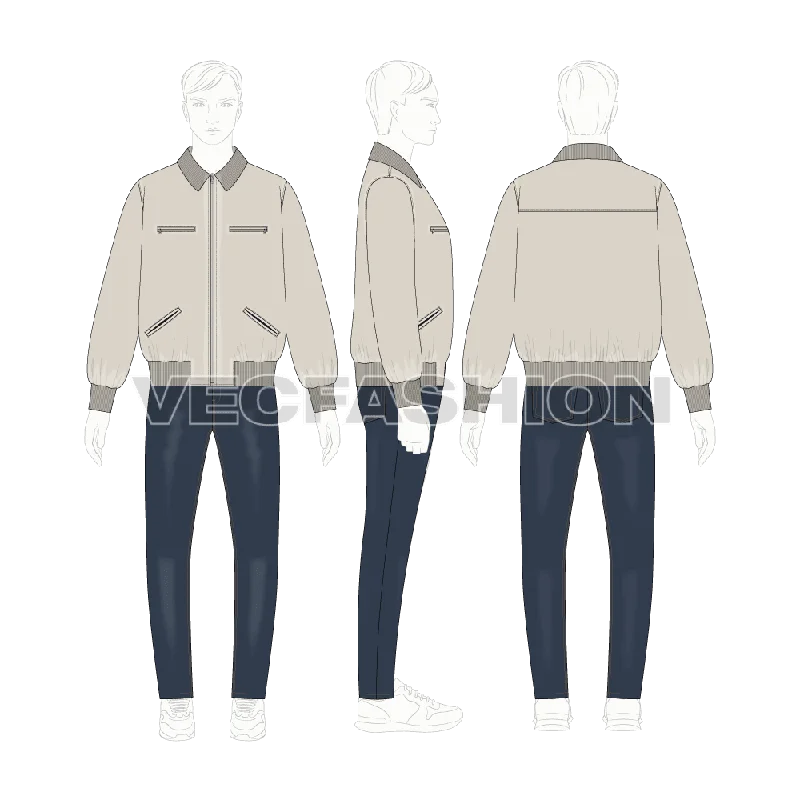 Performance - driven men jackets with breathable fabric for sportsMens Mechanic Jacket Flat Sketch Performance - driven men jackets with breathable fabric for sportsMens Mechanic Jacket Flat Sketch