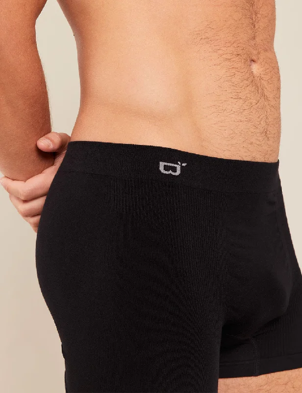 Men's boxer briefs with a UV - protection feature​Men's Original Boxers - Black