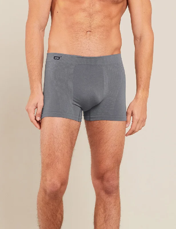 Men's boxer briefs with a form - fitting design​Men's Original Boxers - Charcoal