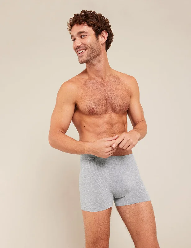 Men's moisture - wicking boxer briefs for active workoutsMen's Original Boxers - Light Grey Marl Men's moisture - wicking boxer briefs for active workoutsMen's Original Boxers - Light Grey Marl