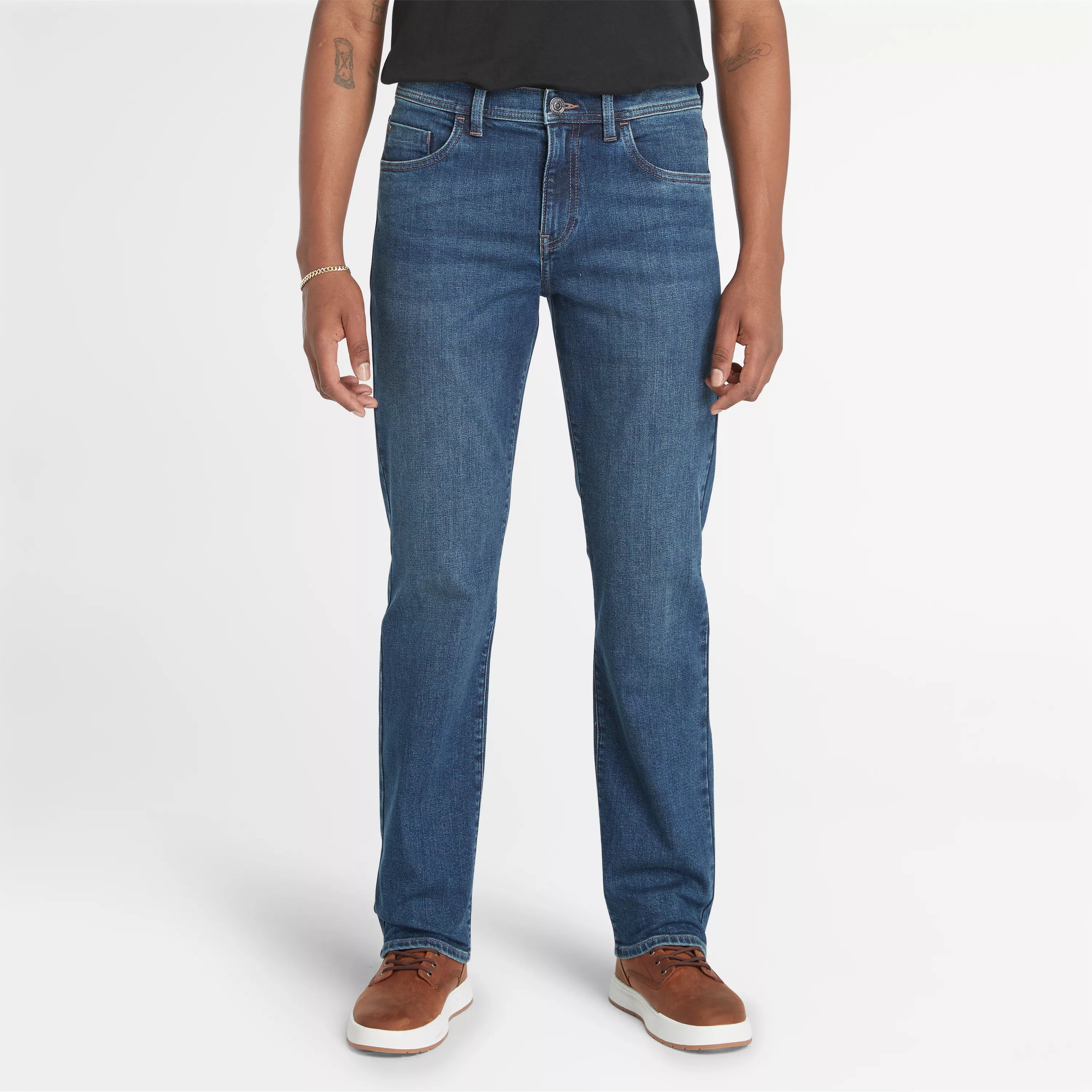 Men's Jeans with a Frayed Hem for a Casual and Effortless StyleMen's Squam Lake Stretch Denim Jeans Men's Jeans with a Frayed Hem for a Casual and Effortless StyleMen's Squam Lake Stretch Denim Jeans