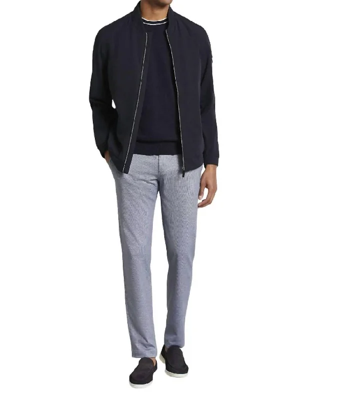 Fleece - lined men jackets for cold - weather commutingMen's Stretch Function Bomber Jacket In Navy Blue Fleece - lined men jackets for cold - weather commutingMen's Stretch Function Bomber Jacket In Navy Blue