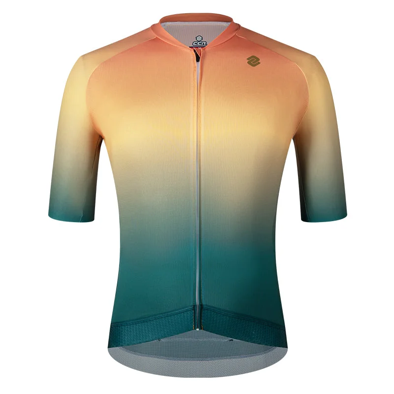 Men's Limited - Edition Cricket Jerseys Commemorating Historic Matches for Die - Hard Cricket LoversNova SS Sunset-Forest Jersey Men's Limited - Edition Cricket Jerseys Commemorating Historic Matches for Die - Hard Cricket LoversNova SS Sunset-Forest Jersey