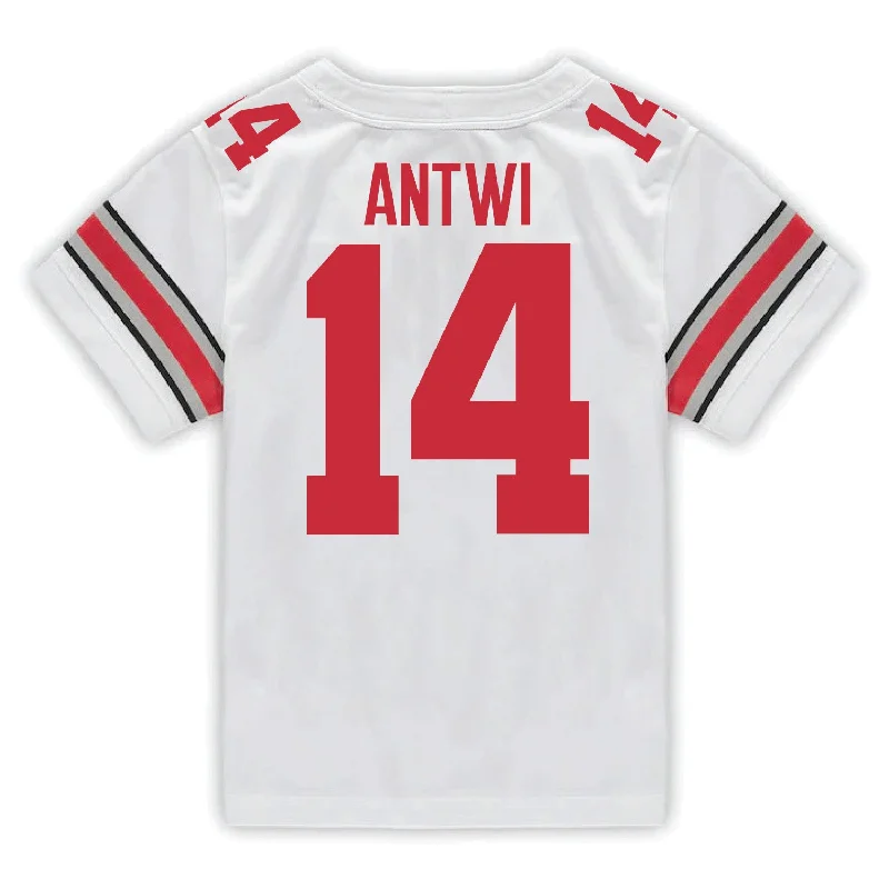 Men's Retro Soccer Jerseys of Famous Clubs from the 90s for Nostalgic Football EnthusiastsOhio State Buckeyes Nike #14 Kojo Antwi Student Athlete White Football Jersey Men's Retro Soccer Jerseys of Famous Clubs from the 90s for Nostalgic Football EnthusiastsOhio State Buckeyes Nike #14 Kojo Antwi Student Athlete White Football Jersey