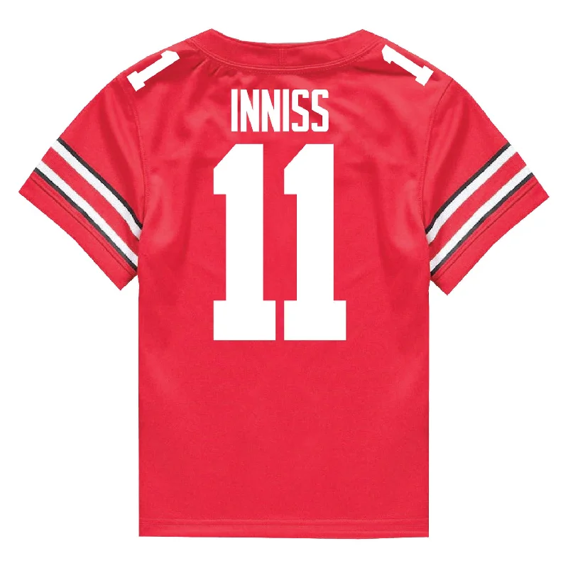 Men's Moisture - Wicking Golf Jerseys with UV Protection for Comfortable Rounds on the CourseOhio State Buckeyes Nike #11 Brandon Inniss Student Athlete Scarlet Football Jersey Men's Moisture - Wicking Golf Jerseys with UV Protection for Comfortable Rounds on the CourseOhio State Buckeyes Nike #11 Brandon Inniss Student Athlete Scarlet Football Jersey