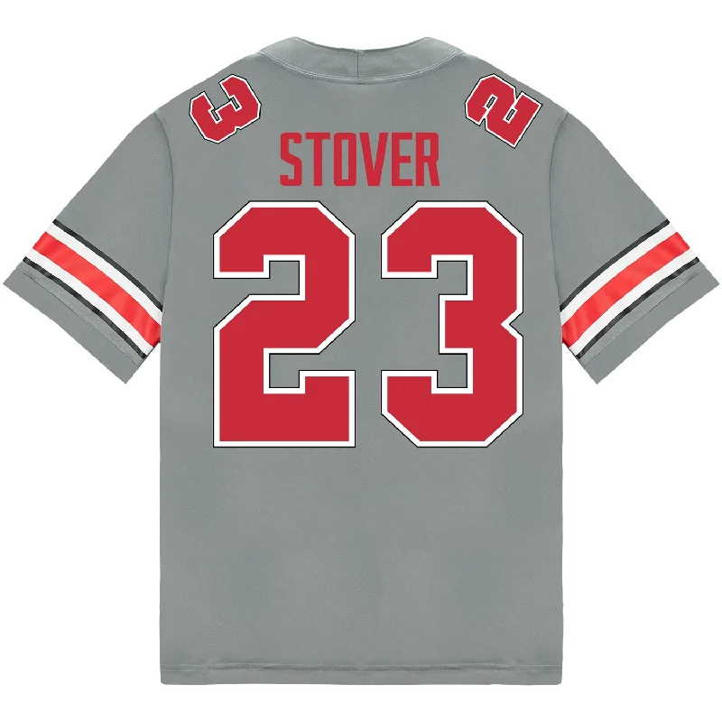 Men's NBA Authentic Team Jerseys in Official Team Colors for True Basketball FansOhio State Buckeyes Nike #23 Garrett Stover Student Athlete Gray Football Jersey Men's NBA Authentic Team Jerseys in Official Team Colors for True Basketball FansOhio State Buckeyes Nike #23 Garrett Stover Student Athlete Gray Football Jersey