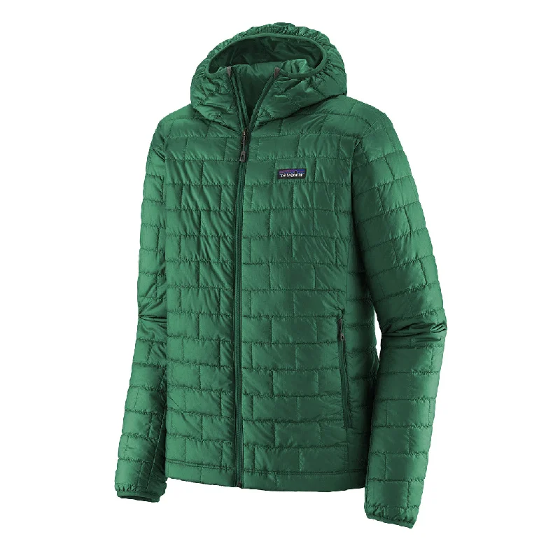 Men jackets with a media - friendly pocket for easy access to gadgetsPatagonia Nano Puff Hoody Jacket Conifer Green Men jackets with a media - friendly pocket for easy access to gadgetsPatagonia Nano Puff Hoody Jacket Conifer Green