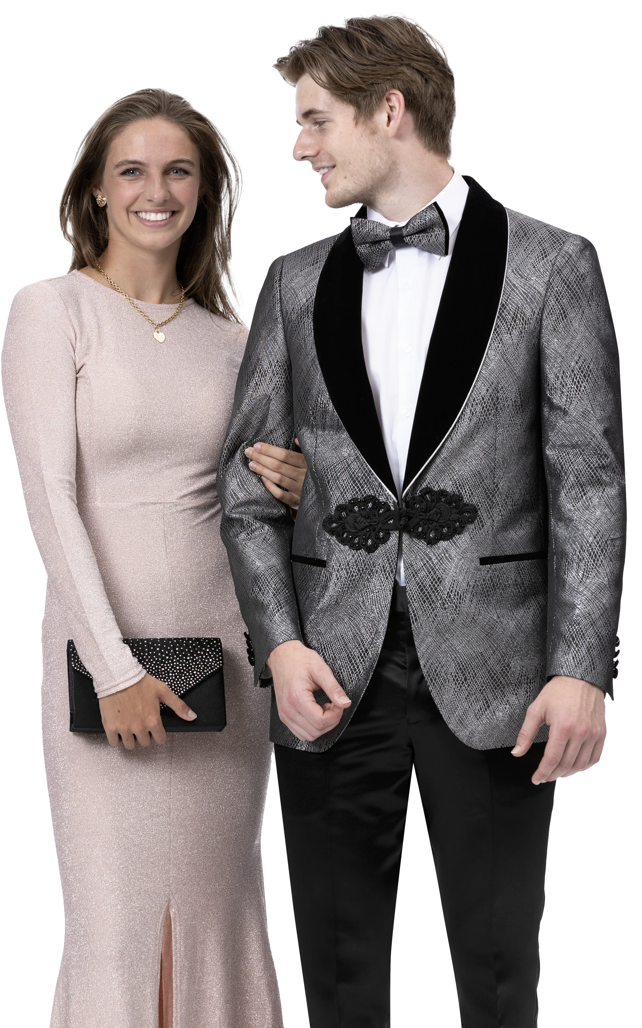 Men's Patterned Checkered Cotton Blazer in Multicolor for a Stylish and Trendy AppearancePewter Silver Fashion Blazer J173