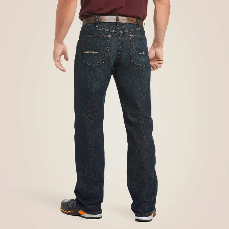 Plus Size Men's Bootcut Jeans with a Relaxed Waist for a Classic and Comfortable FitAriat Men's Rebar M5 Dura Stretch Jeans Plus Size Men's Bootcut Jeans with a Relaxed Waist for a Classic and Comfortable FitAriat Men's Rebar M5 Dura Stretch Jeans