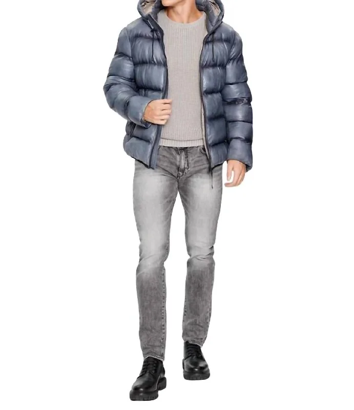 Men jackets with a media - friendly pocket for easy access to gadgetsSafi Leather Jacket In Turquoise Men jackets with a media - friendly pocket for easy access to gadgetsSafi Leather Jacket In Turquoise