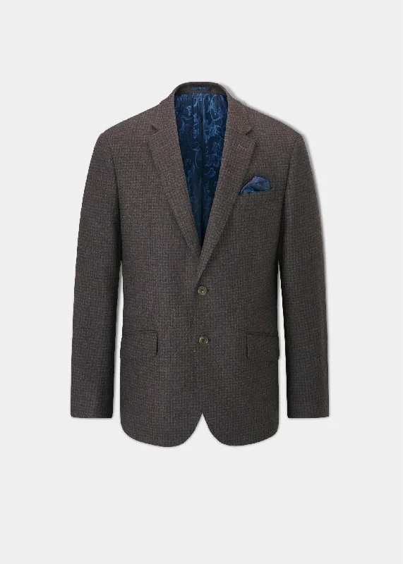 Men's Slim Fit Plaid Blazer in Red and Black for a Festive and Fashionable Holiday LookSurrey Tweed Lined Blazer In Bramble - Regular Fit Men's Slim Fit Plaid Blazer in Red and Black for a Festive and Fashionable Holiday LookSurrey Tweed Lined Blazer In Bramble - Regular Fit