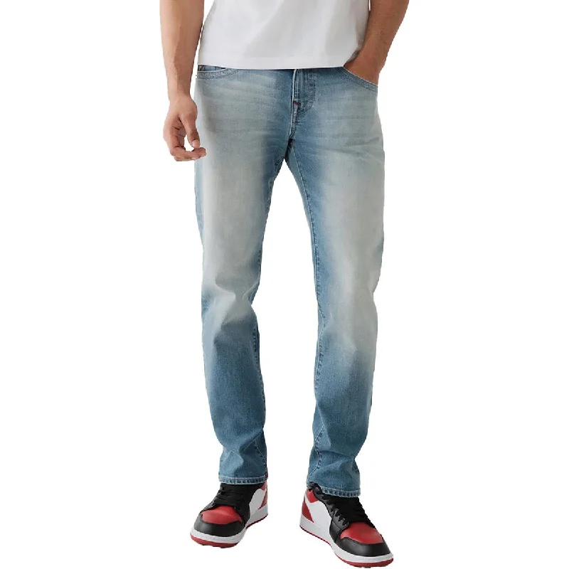 Plus Size Men's Relaxed Fit Jeans with a Tapered Leg for a Laid - Back VibeTrue Religion Mens Geno Relaxed Light Wash Slim Jeans Plus Size Men's Relaxed Fit Jeans with a Tapered Leg for a Laid - Back VibeTrue Religion Mens Geno Relaxed Light Wash Slim Jeans