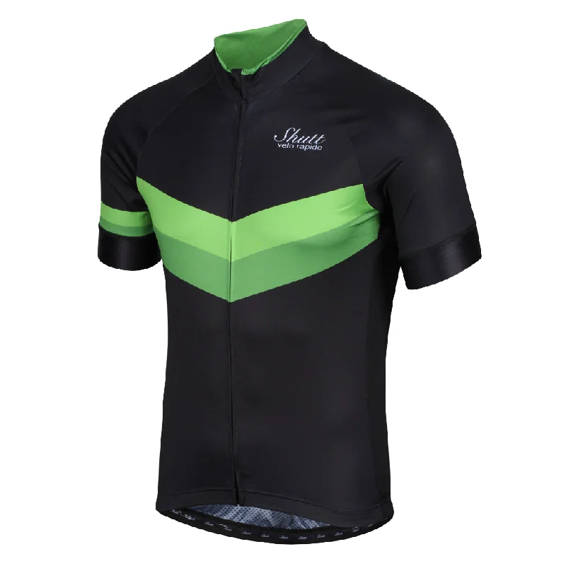 Men's Breathable Polyester Running Jerseys in Bright Neon Colors for High - Visibility WorkoutsVarese Jersey - Green Men's Breathable Polyester Running Jerseys in Bright Neon Colors for High - Visibility WorkoutsVarese Jersey - Green