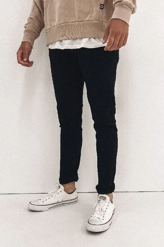 Men's Jeans with a Zip - Off Lower Leg for Convertible StyleZ-Two Jean Prime Black