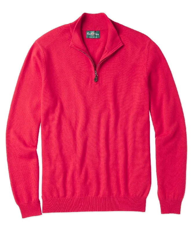 Plus Size Men's Pocket - Detail Sweater in Olive Green for a Practical and Fashionable Everyday WearAlan Paine Cotton-Cashmere Quarter-Zip Sweater Plus Size Men's Pocket - Detail Sweater in Olive Green for a Practical and Fashionable Everyday WearAlan Paine Cotton-Cashmere Quarter-Zip Sweater