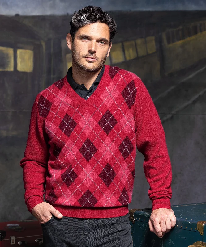 Tall Men's Button - Down Sweater in Mustard Yellow for a Pop of Color in SpringLambswool Argyle V-Neck Sweater Tall Men's Button - Down Sweater in Mustard Yellow for a Pop of Color in SpringLambswool Argyle V-Neck Sweater