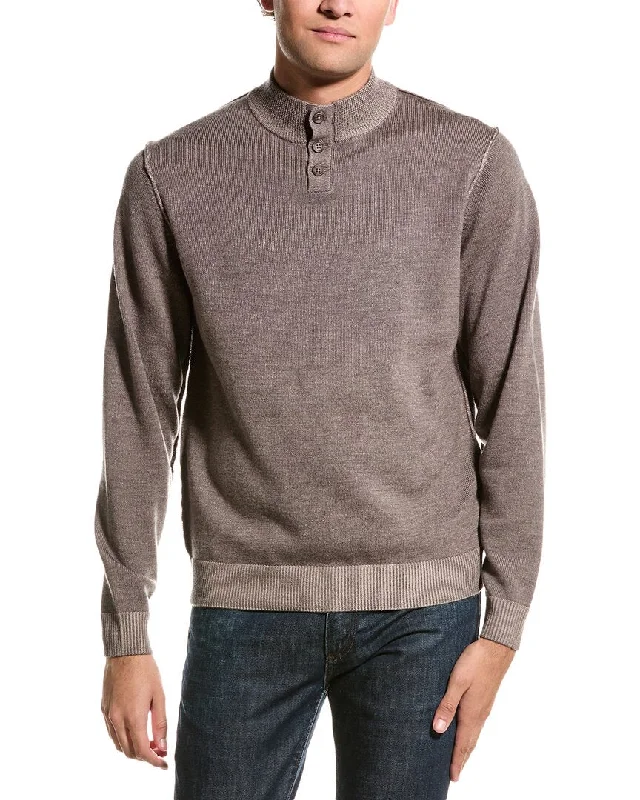 Men's Chunky Knit Fair Isle Patterned Wool Sweater in Multicolor for a Festive Holiday OutfitAlashan Henley Wool Shirt Men's Chunky Knit Fair Isle Patterned Wool Sweater in Multicolor for a Festive Holiday OutfitAlashan Henley Wool Shirt