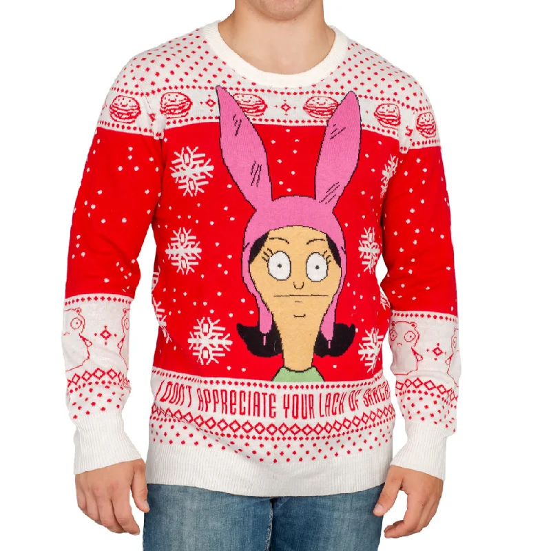 Men's Cable - Knit Turtleneck Merino Wool Sweater in Charcoal for a Winter Business LookBobs Burgers Louise Appreciate your Lack of Sarcasm Ugly Christmas Sweater Men's Cable - Knit Turtleneck Merino Wool Sweater in Charcoal for a Winter Business LookBobs Burgers Louise Appreciate your Lack of Sarcasm Ugly Christmas Sweater