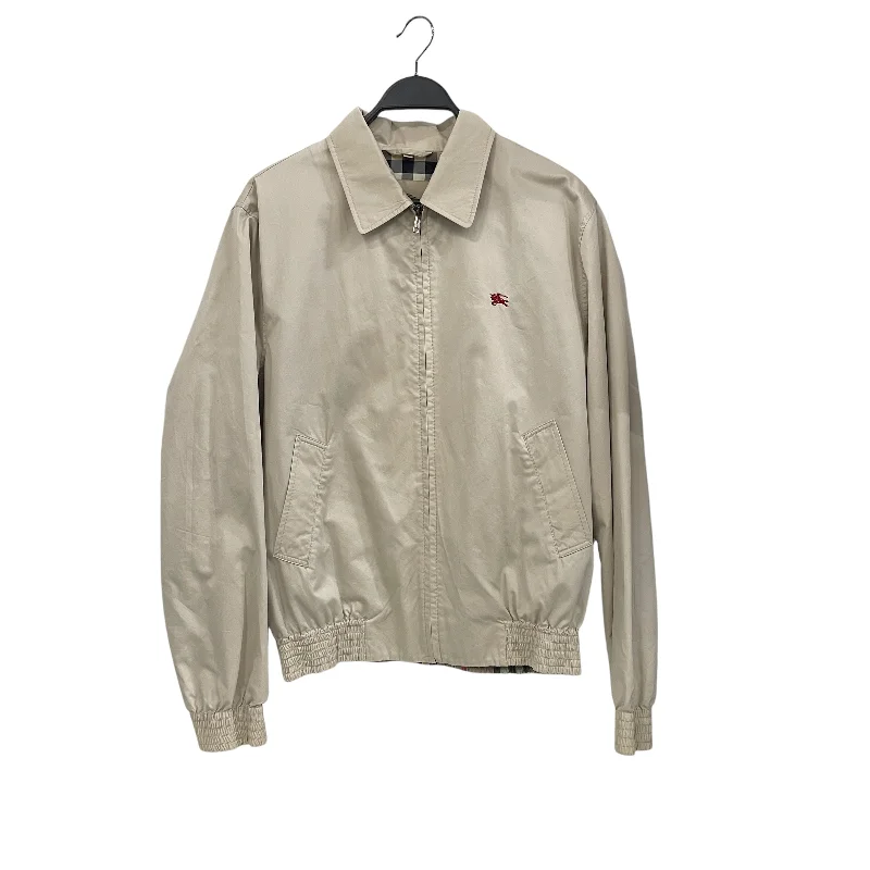 Men coats with a contrasting trim for a fashion - forward aestheticBURBERRY LONDON/Jacket/M/Cotton/KHK/ Men coats with a contrasting trim for a fashion - forward aestheticBURBERRY LONDON/Jacket/M/Cotton/KHK/
