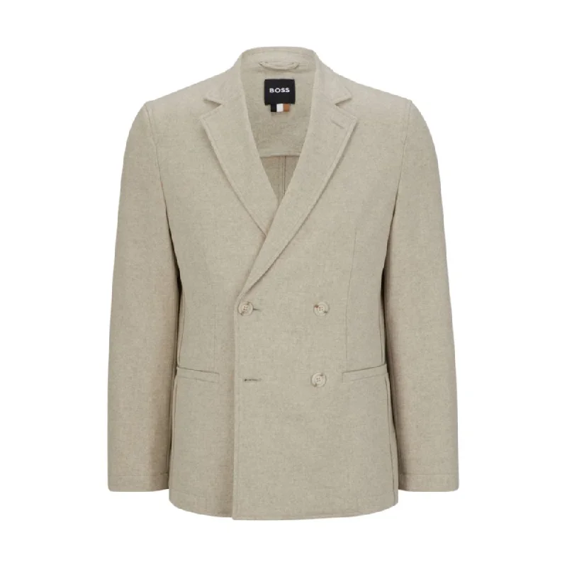 Men coats with a soft fleece interior for extra warmth and comfortAll-gender double-breasted jacket in melange wool Men coats with a soft fleece interior for extra warmth and comfortAll-gender double-breasted jacket in melange wool