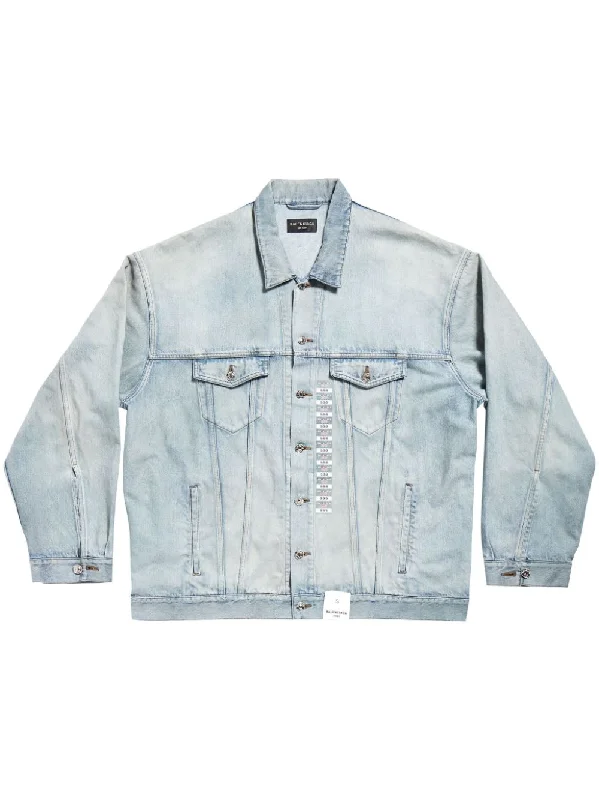 Men coats made from recycled materials for an eco - friendly choiceBalenciaga Men's Coats Clear blue Men coats made from recycled materials for an eco - friendly choiceBalenciaga Men's Coats Clear blue