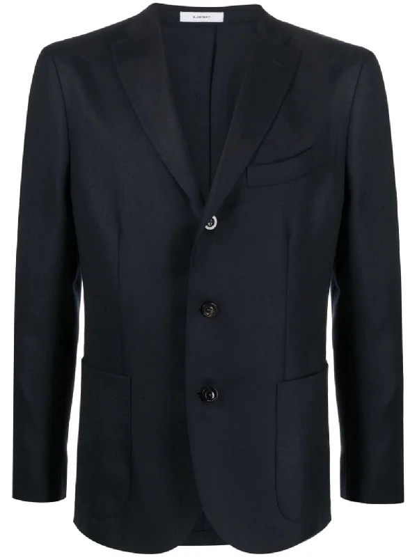 Men coats with a quick - drying feature for active lifestylesBoglioli Men's Jackets blue Men coats with a quick - drying feature for active lifestylesBoglioli Men's Jackets blue