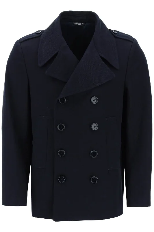 Waterproof men coats with taped seams for heavy rain and snow daysDolce & Gabbana Men's Double-Breasted Cotton Twill Caban Waterproof men coats with taped seams for heavy rain and snow daysDolce & Gabbana Men's Double-Breasted Cotton Twill Caban