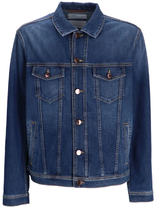 Men coats with a stand - up collar for a sleek and modern lookJacob Cohen Men's Coats blue Men coats with a stand - up collar for a sleek and modern lookJacob Cohen Men's Coats blue