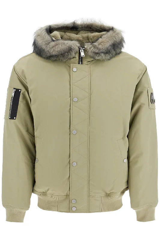 Moose Knuckles Men's Denali Hooded Bomber