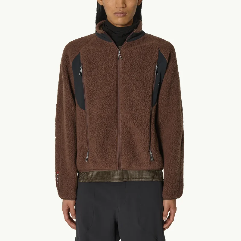 Men coats made of high - quality leather for a rugged and durable optionPolartec Fleece Jacket - Dark Brown/Black Men coats made of high - quality leather for a rugged and durable optionPolartec Fleece Jacket - Dark Brown/Black