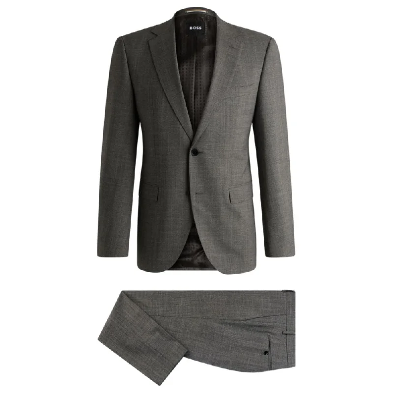 Men coats with a quick - drying feature for active lifestylesRegular-fit suit in micro-patterned stretch fabric Men coats with a quick - drying feature for active lifestylesRegular-fit suit in micro-patterned stretch fabric