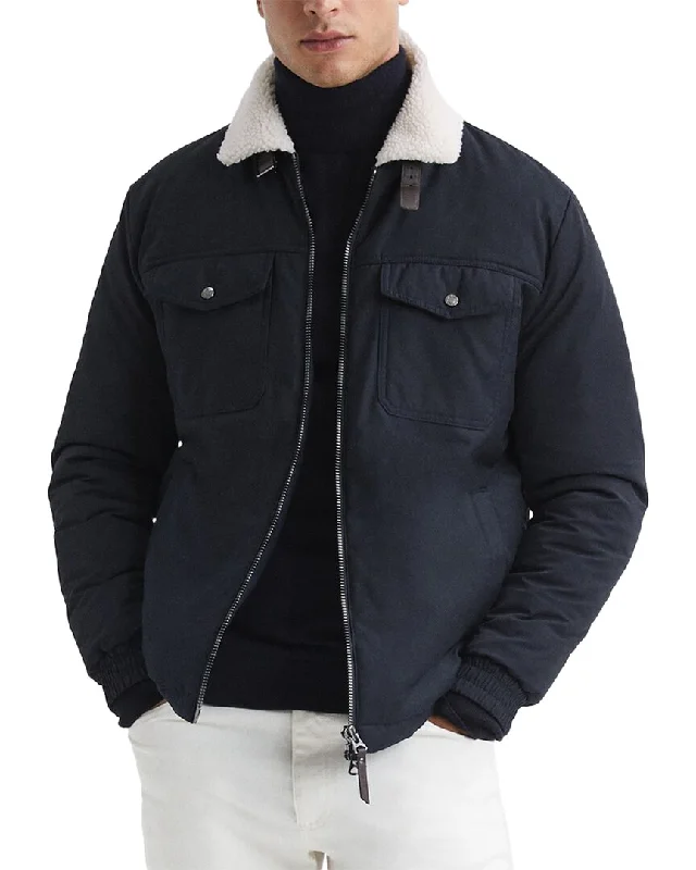 Men coats with a quick - drying feature for active lifestylesReiss Harvey Coat