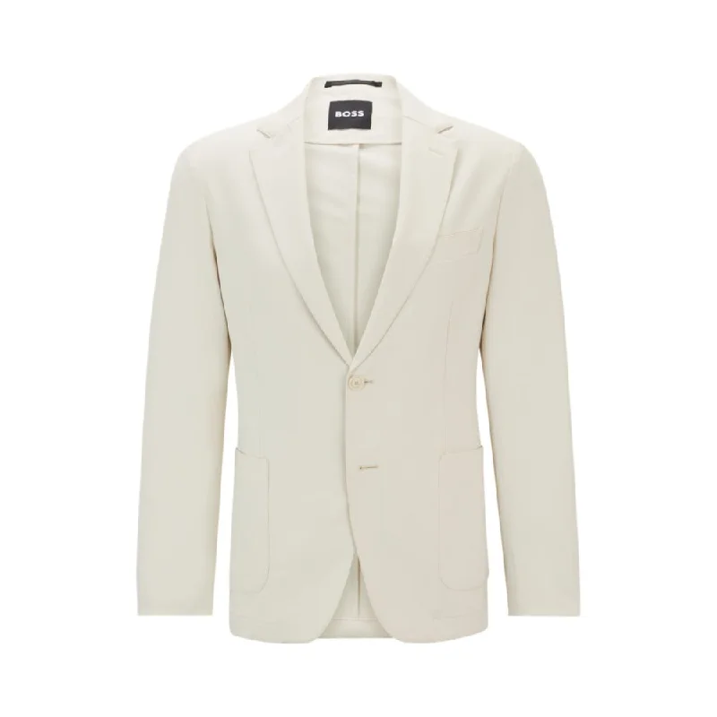 Men coats with a wind - resistant outer layer for blustery weatherSlim-fit jacket in wrinkle-resistant performance-stretch fabric Men coats with a wind - resistant outer layer for blustery weatherSlim-fit jacket in wrinkle-resistant performance-stretch fabric