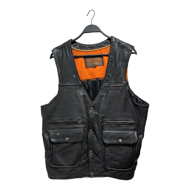 Tweed men waistcoats with a traditional herringbone pattern for a classic lookUNIK./Vest/XXXL/Leather/BLK/ULTRA Tweed men waistcoats with a traditional herringbone pattern for a classic lookUNIK./Vest/XXXL/Leather/BLK/ULTRA