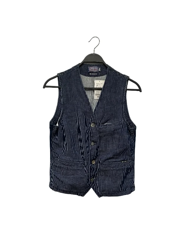 Quilted men waistcoats filled with down for winter warmthBLUE BLUE/Vest/Cotton/IDG/