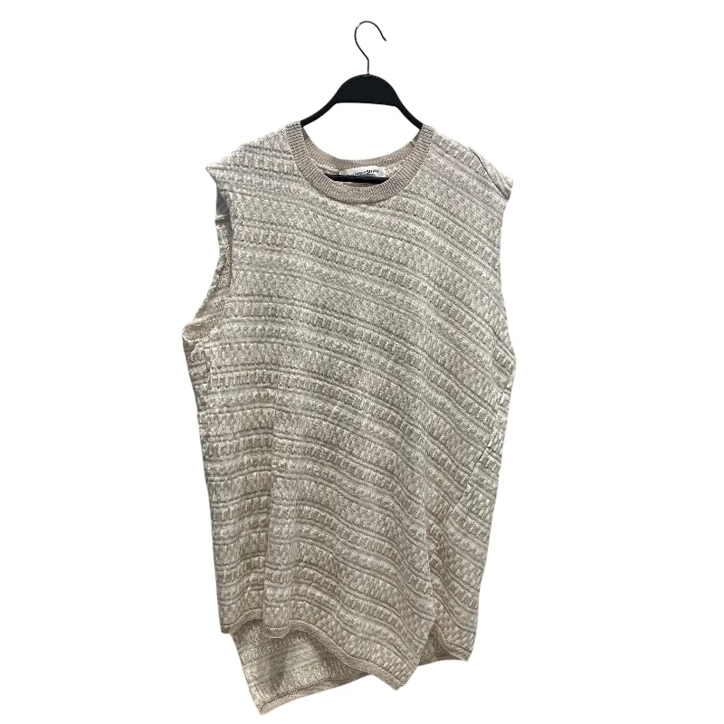 Slim - fit men vest for formal occasions with a modern cutCOMME des GARCONS SHIRT/Knitted Vest/L/All Over Print/Wool/CRM/ Slim - fit men vest for formal occasions with a modern cutCOMME des GARCONS SHIRT/Knitted Vest/L/All Over Print/Wool/CRM/