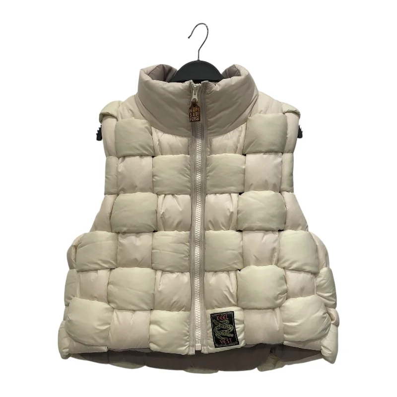 Zip - front men vest with multiple inner pockets for storageKAPITAL/K-Eel Woven Vest/OS Zip - front men vest with multiple inner pockets for storageKAPITAL/K-Eel Woven Vest/OS