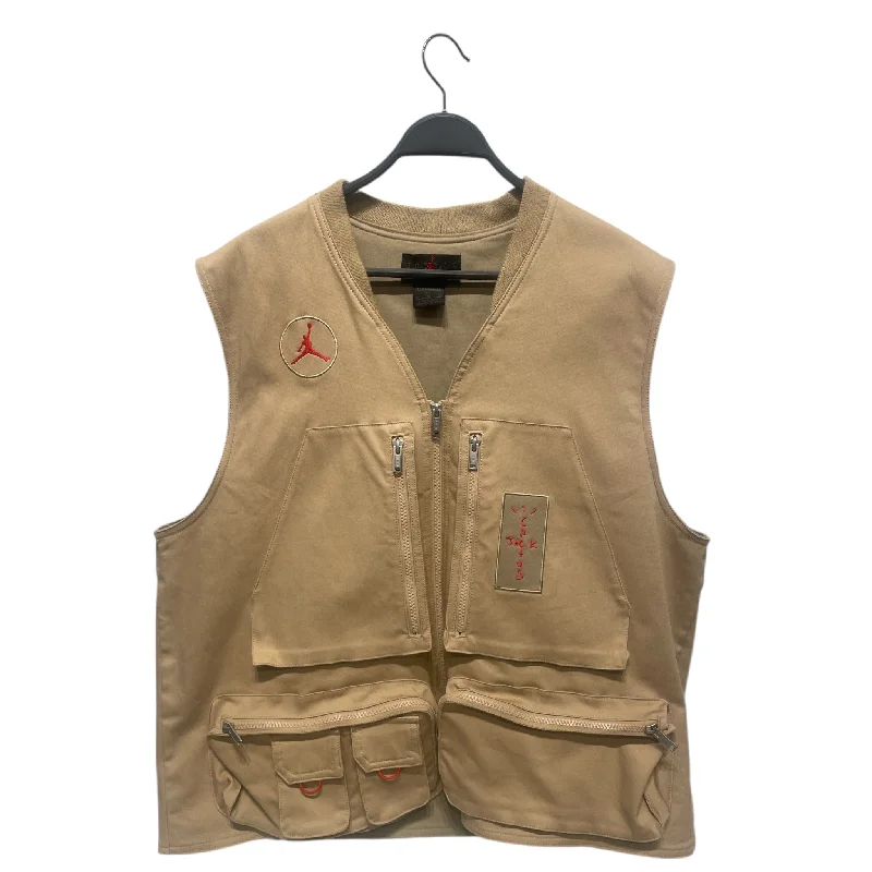 Tweed men waistcoats with a traditional herringbone pattern for a classic lookJordan/TRAVIS SCOTT/Vest/XL/Graphic/Cotton/BEG/Utility Vest Tweed men waistcoats with a traditional herringbone pattern for a classic lookJordan/TRAVIS SCOTT/Vest/XL/Graphic/Cotton/BEG/Utility Vest