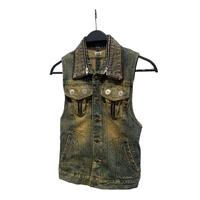 Tweed men waistcoats with a traditional herringbone pattern for a classic lookLE GRAND BLEU/Vest/S/Denim/IDG/TAN WASH Tweed men waistcoats with a traditional herringbone pattern for a classic lookLE GRAND BLEU/Vest/S/Denim/IDG/TAN WASH
