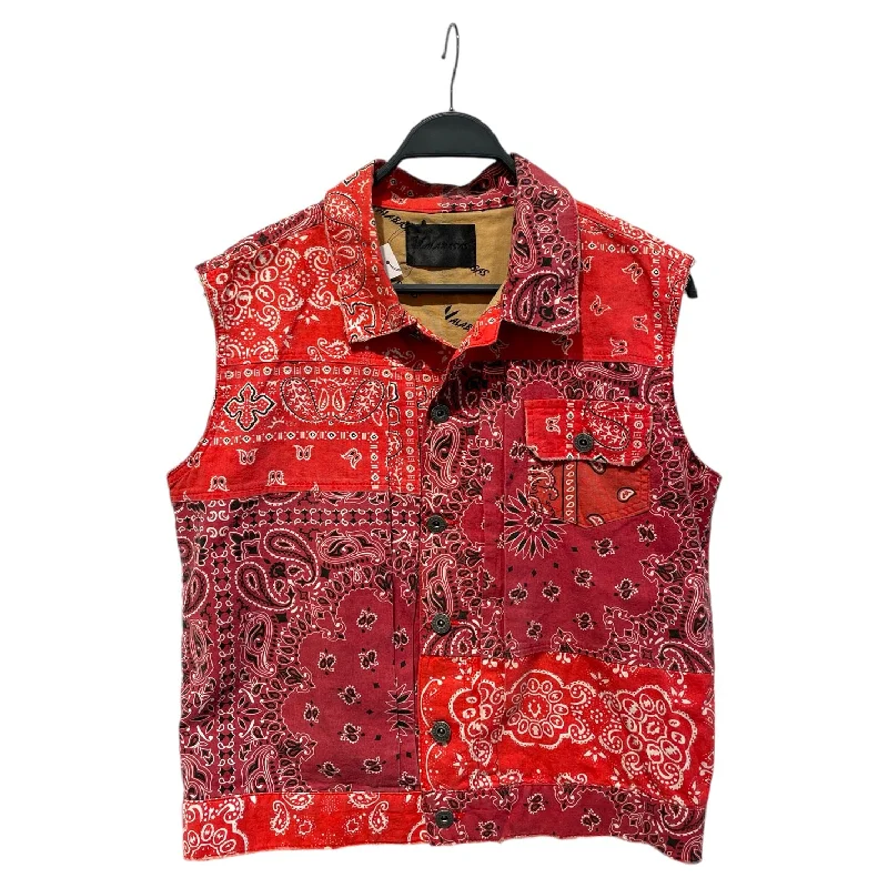 VALABASAS/Vest/S/Paisley/Cotton/RED/red paisley vest