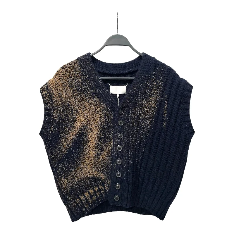 Maison Margiela/Knitted Vest/S/Wool/NVY/